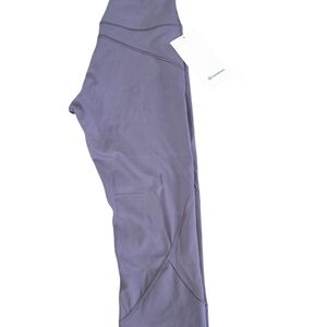 Lululemon Athletica Gray In Movement Crop 19"